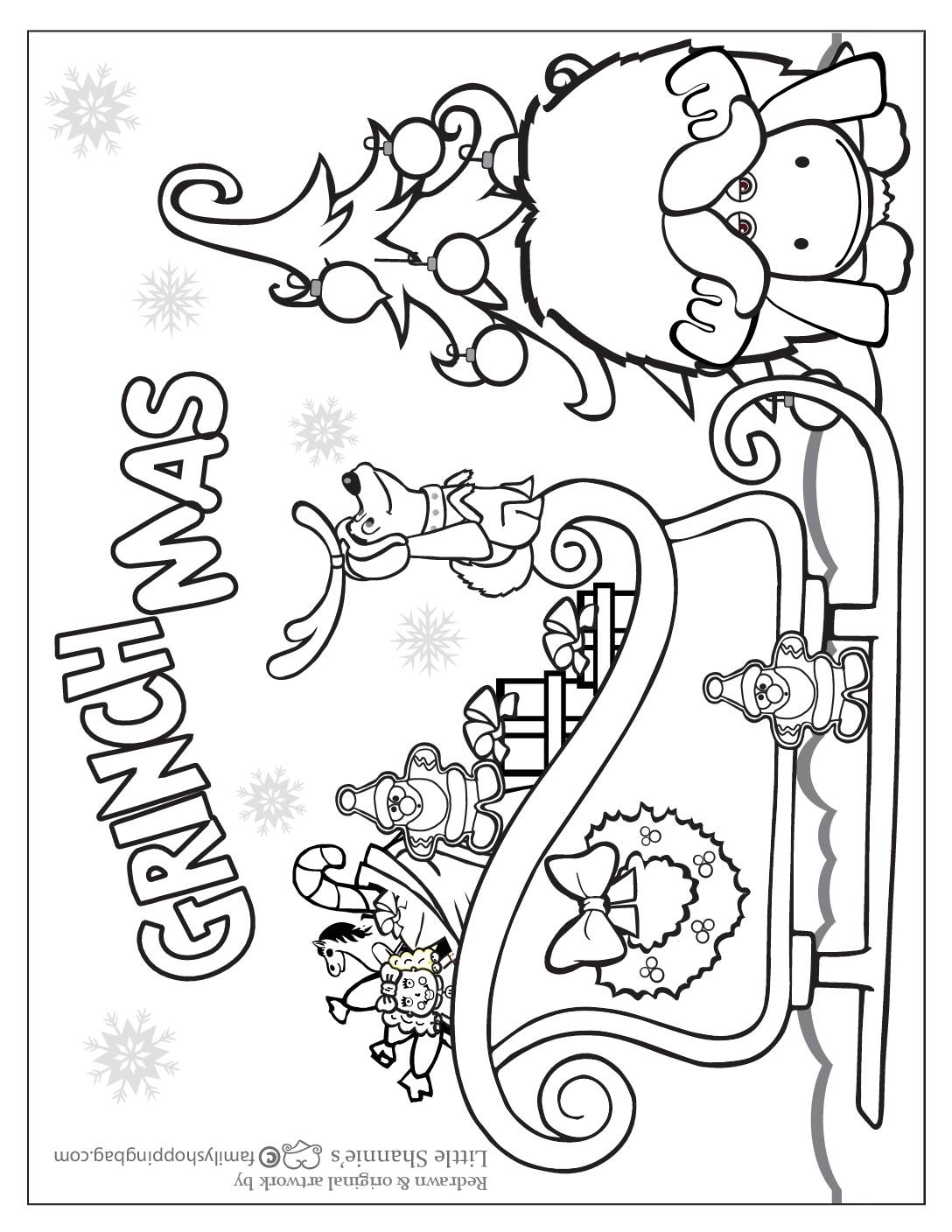 Coloring Page 4 Grinch Coloring Page 4 Grinch