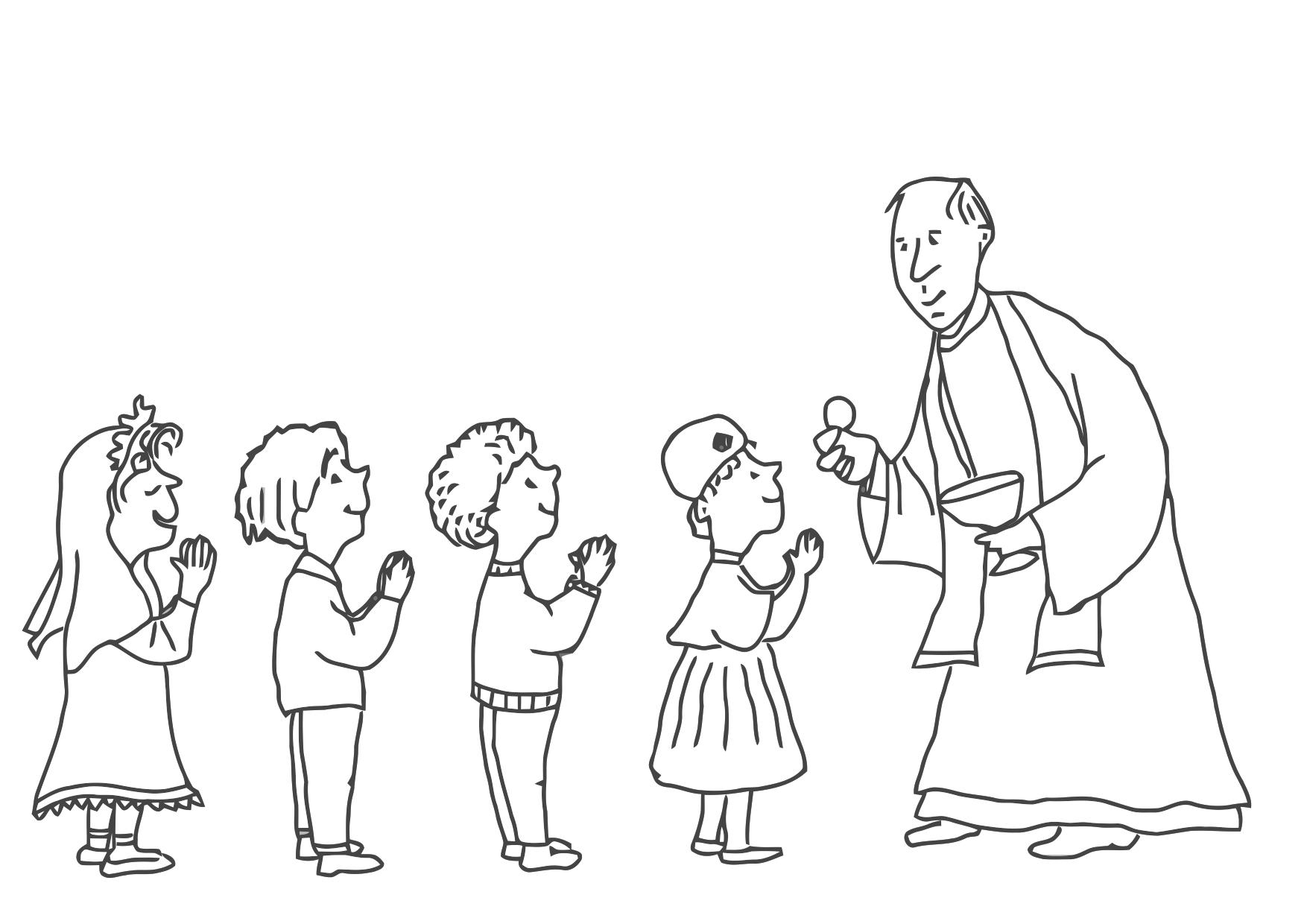 First Communion Coloring Pages Free First Communion Coloring Pages Free