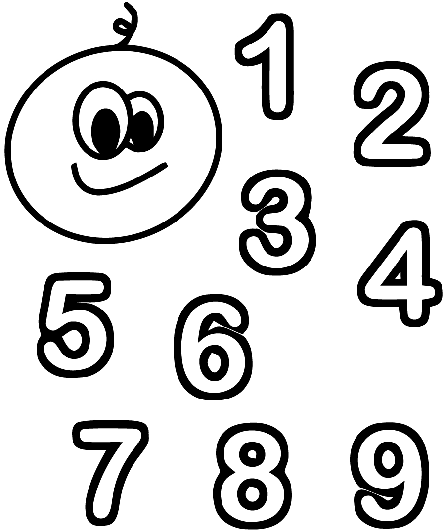 Coloring Pages Coloring For Kids Numbers Coloring Pages Coloring For Kids Numbers