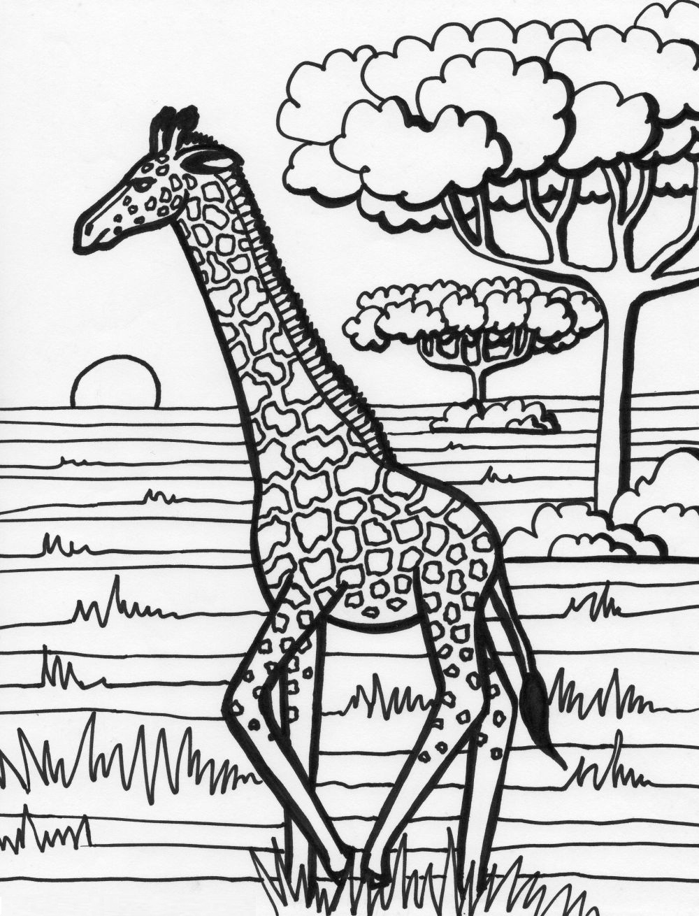 Coloring Pages Giraffe Coloring Page Photo Coloring Pages Giraffe Coloring Page Photo