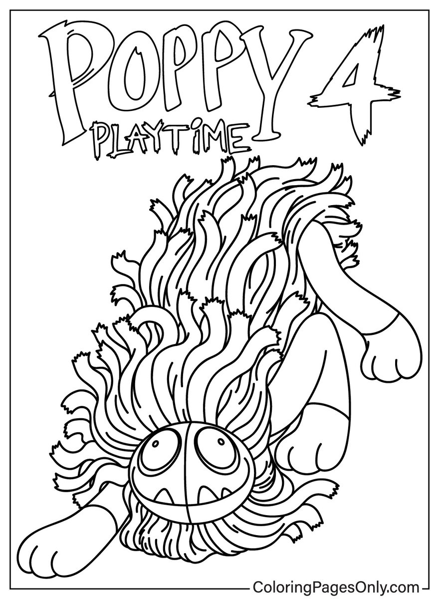 Poppy Playtime Coloring Pages Free