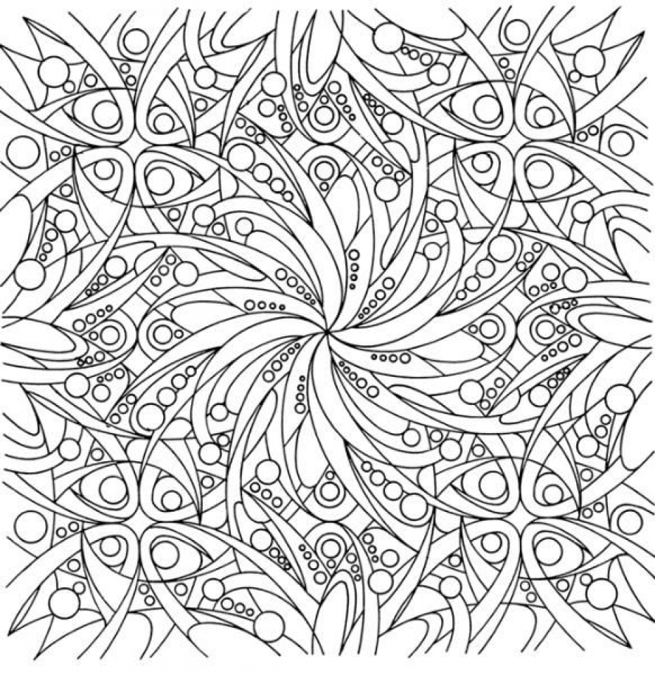 Coloring Pages Printable Abstract Coloring Pages Online