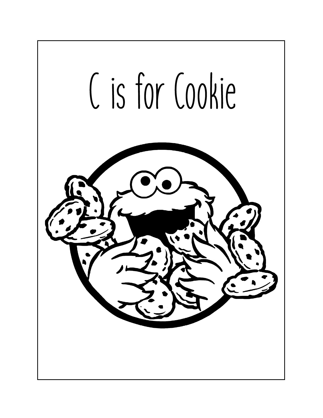 Cookies Coloring Pages Printable Coloring Pages FREE