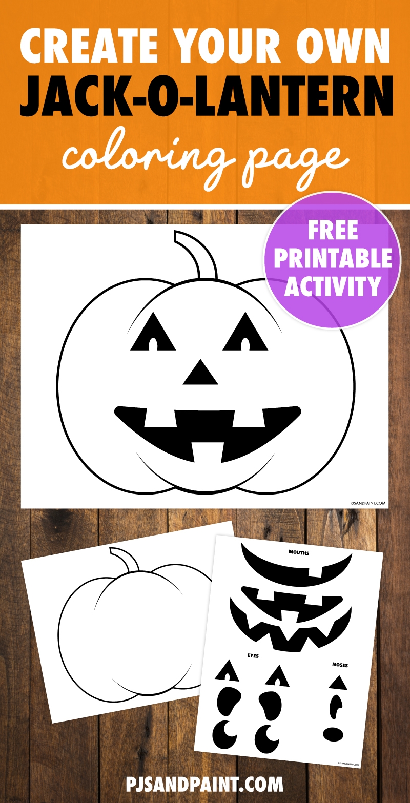 Create Your Own Jack O Lantern Coloring Page Free Halloween Printable Create Your Own Jack O Lantern Coloring Page Free Halloween Printable