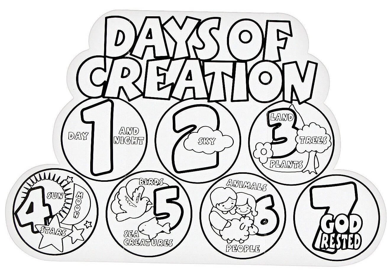 Creation Coloring Pages Printable Coloring Pages FREE