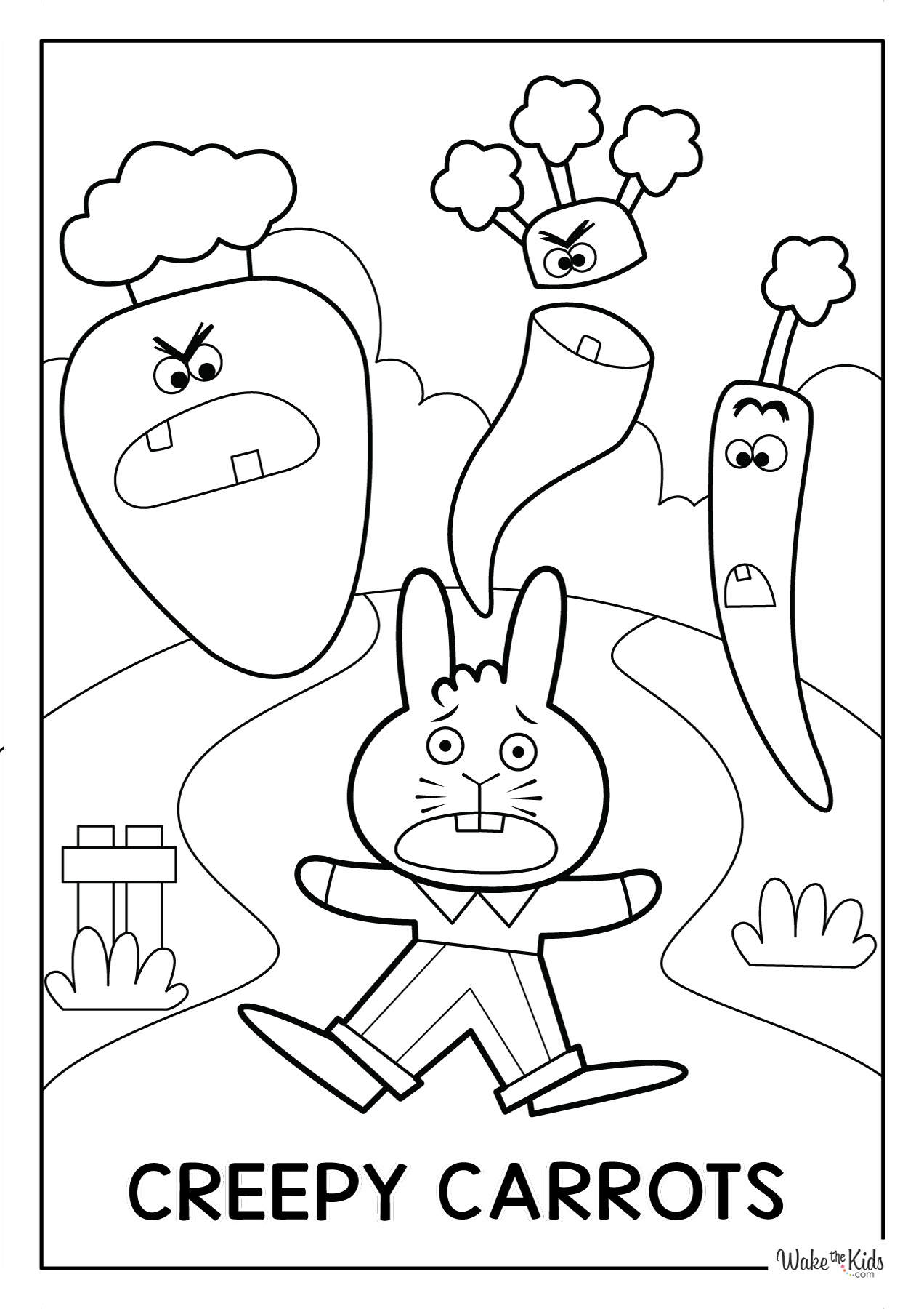 Creepy Carrots Coloring Pages Free Printable PDFs WakeTheKids Creepy Carrots Coloring Pages Free Printable PDFs WakeTheKids