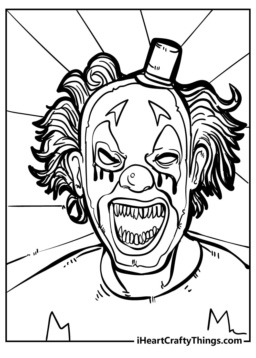Creepy Coloring Pages 100 Free Printables Creepy Coloring Pages 100 Free Printables