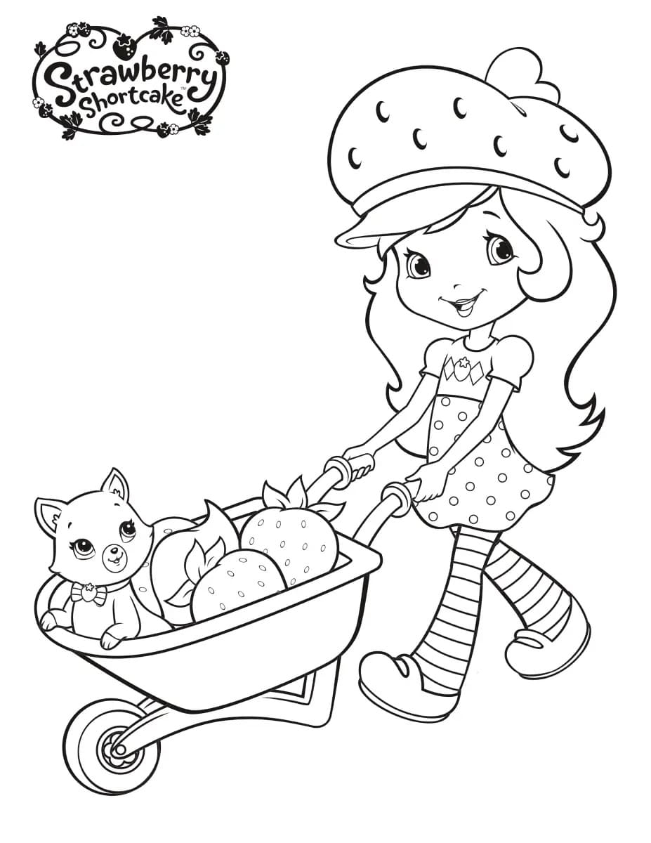 Custard And Strawberry Shortcake Coloring Page Download Print Or Color Online For Free Custard And Strawberry Shortcake Coloring Page Download Print Or Color Online For Free