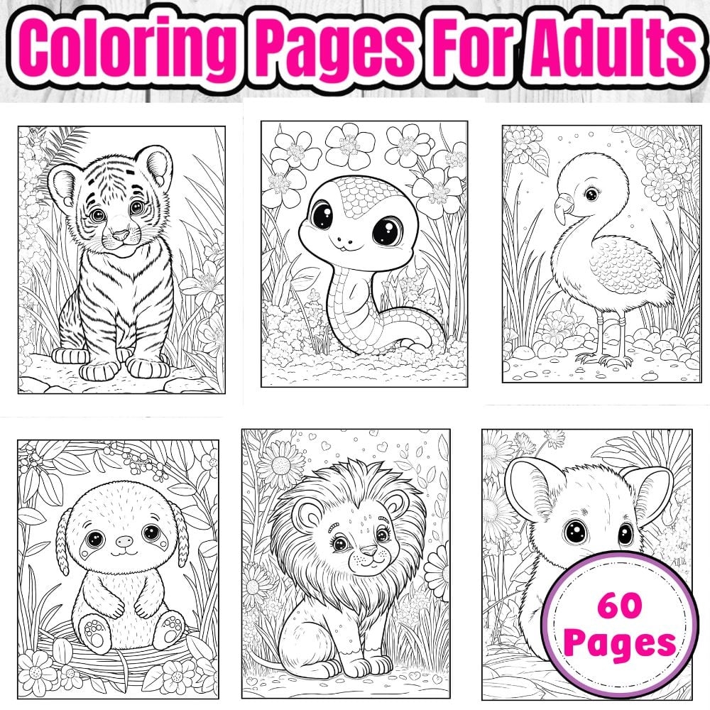 Cute Animal Coloring Pages Free Printable Cute Animal Coloring Pages Free Printable