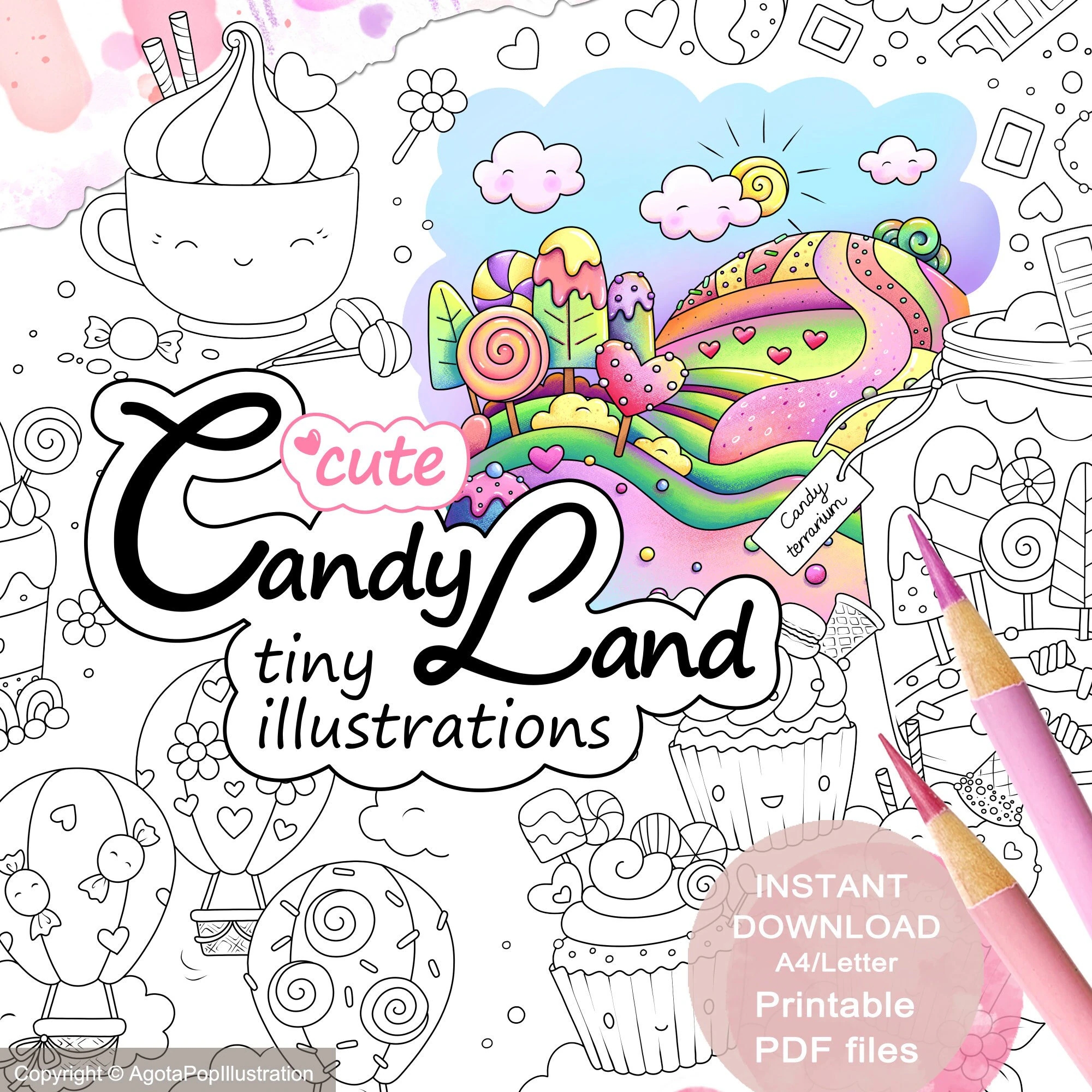 Cute Candy Land Colouring Page Set For Adults 30 Tiny Illustrations Printable PDF Instant Download Etsy Cute Candy Land Colouring Page Set For Adults 30 Tiny Illustrations Printable PDF Instant Download Etsy