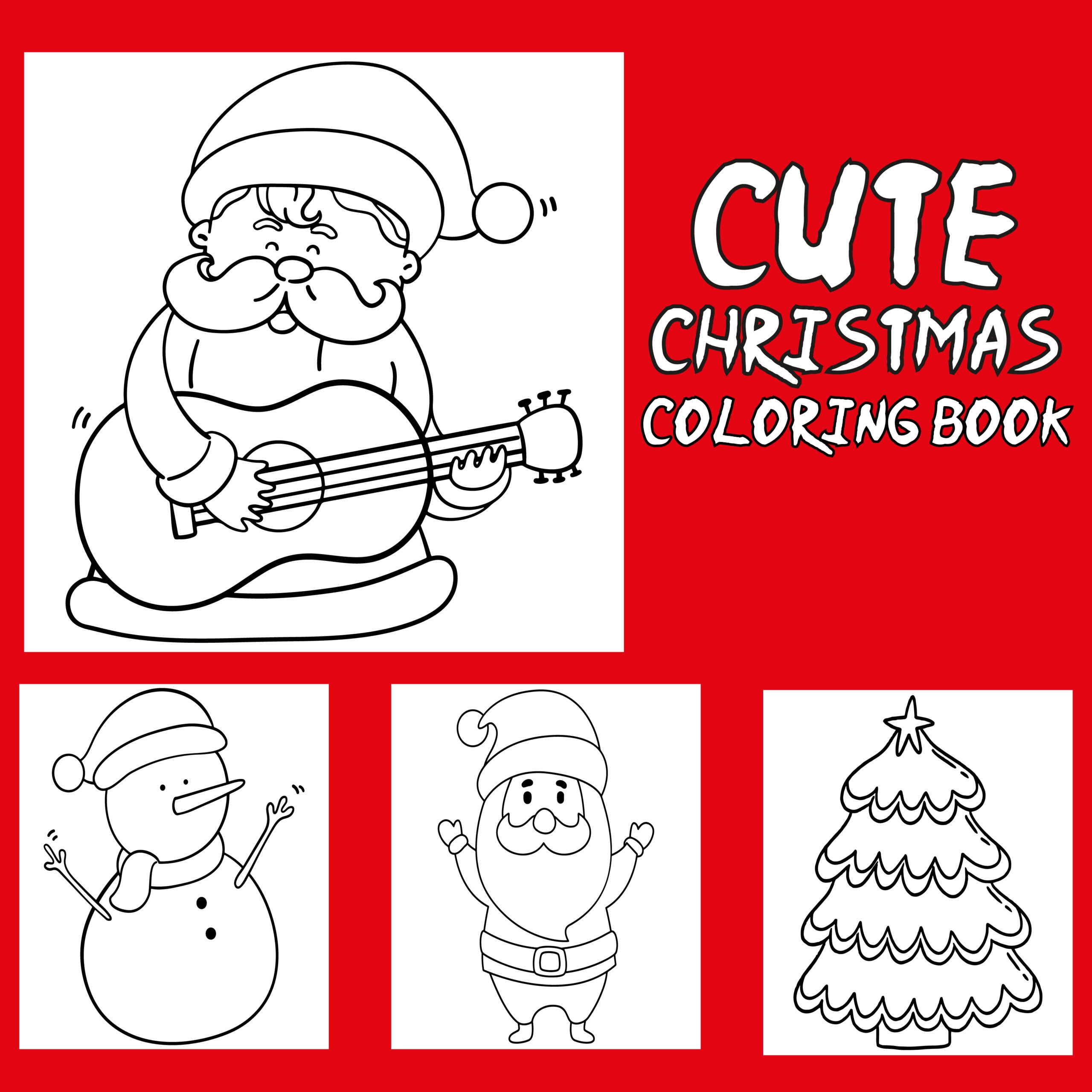 Cute Christmas Coloring Book Cute Christmas Coloring Pages For Cute Christmas Coloring Book Cute Christmas Coloring Pages For