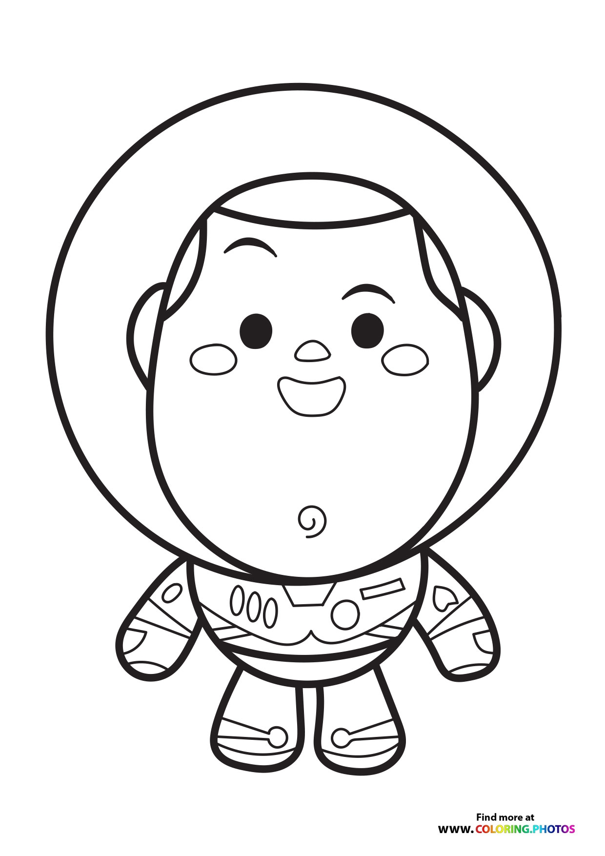Cute Little Buzz Lightyear Disney Coloring Pages For Kids