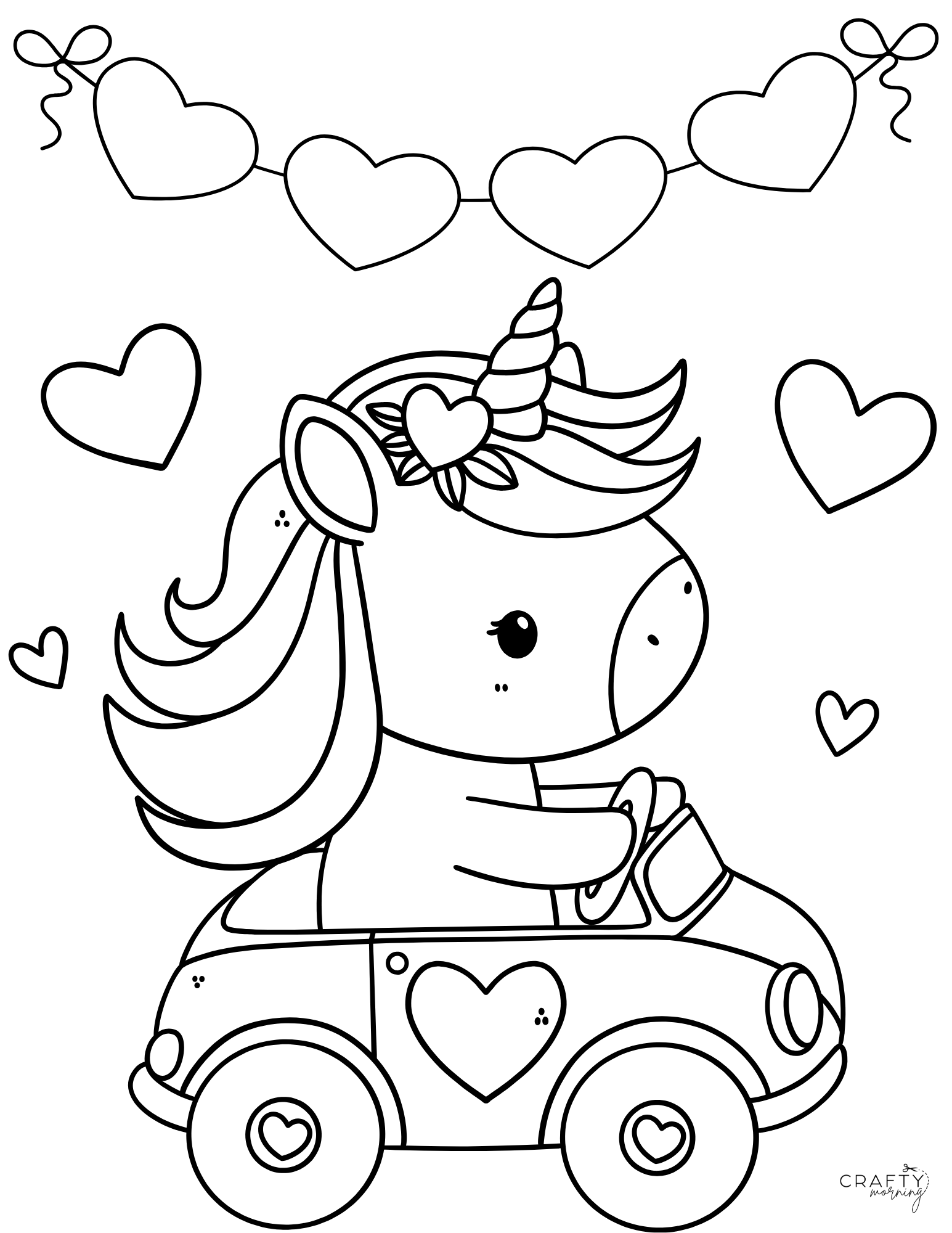 Free Printable Cute Valentine Coloring Pages For Kids
