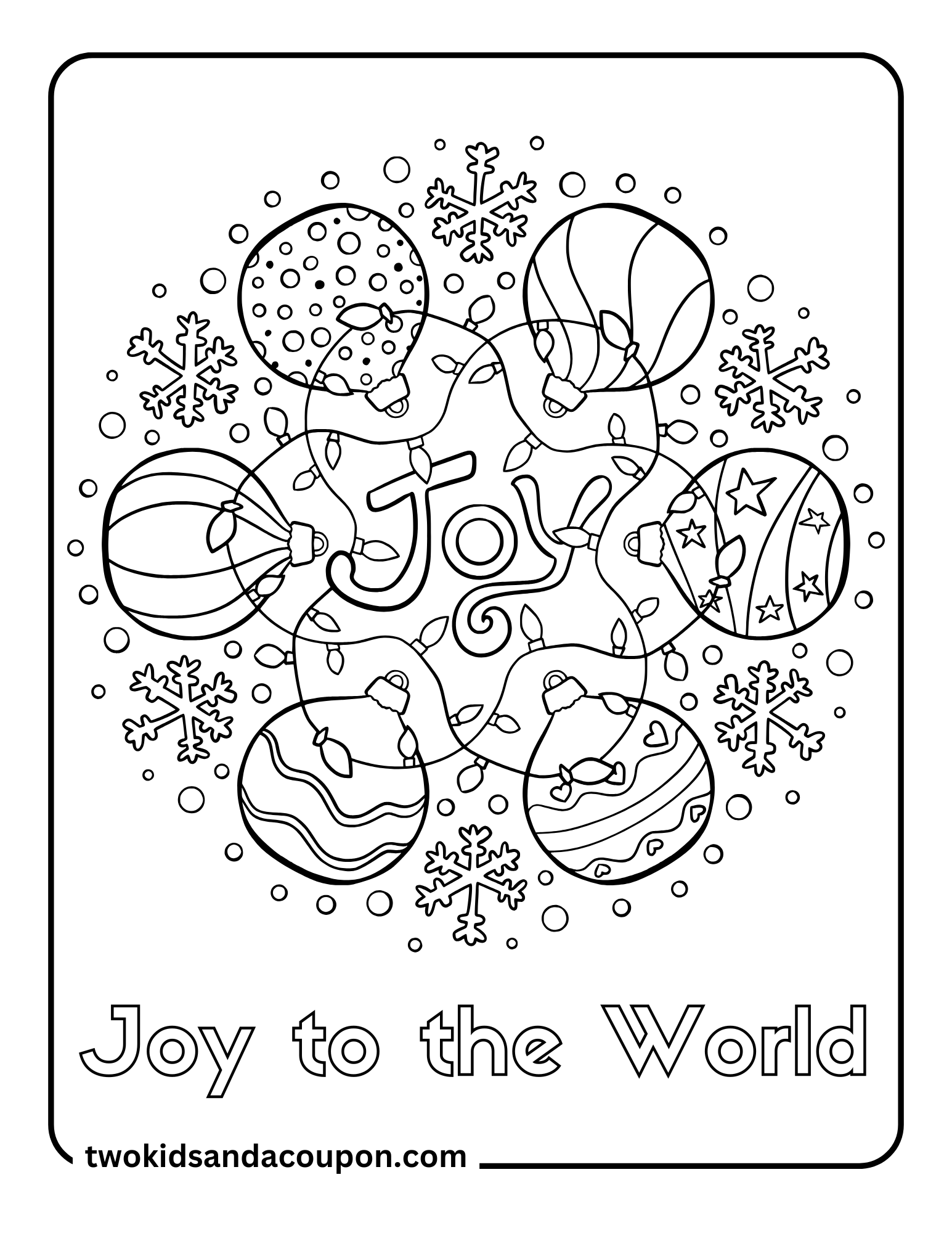 Deck The Halls With 8 Christmas Ornament Coloring Pages Deck The Halls With 8 Christmas Ornament Coloring Pages
