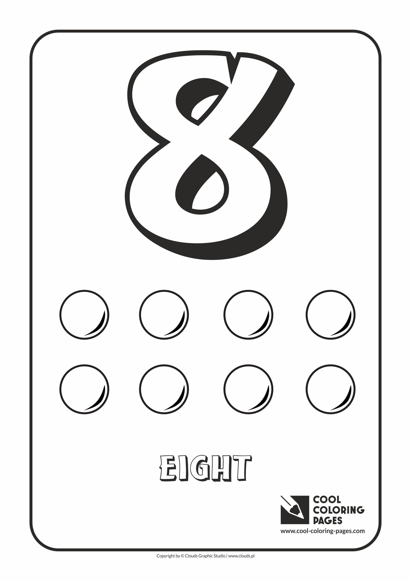 Digits Coloring Pages