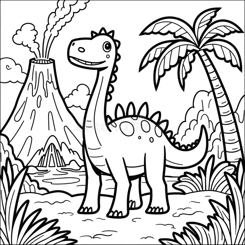 Dinosaur Coloring Page Stock Illustrations 5 596 Dinosaur Coloring Page Stock Illustrations Vectors Clipart Dreamstime