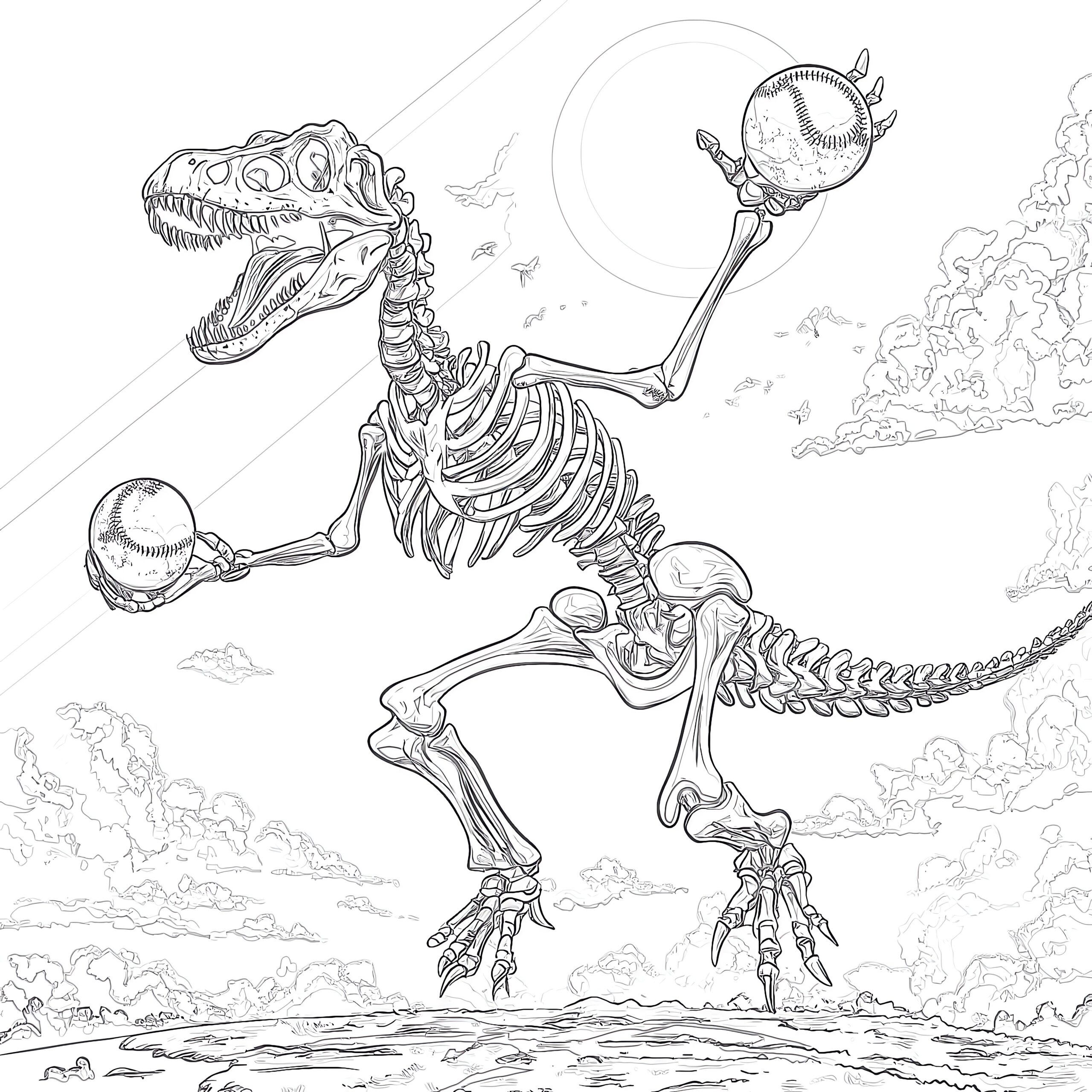 Free Printable Skeleton Coloring Pages