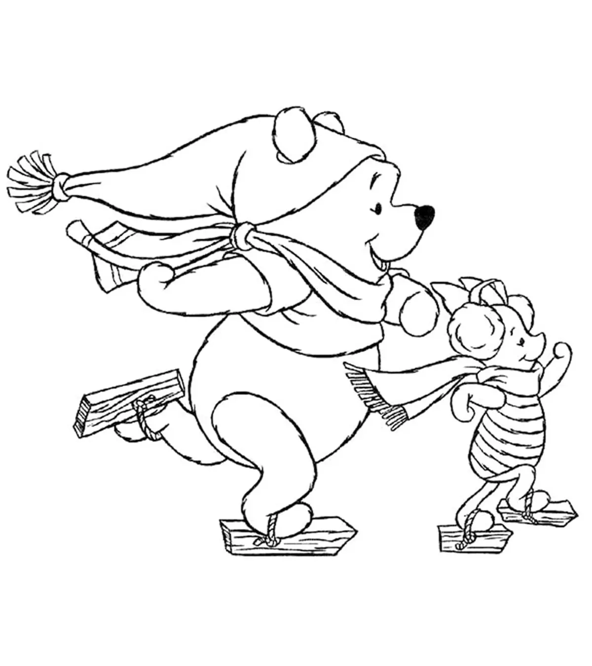 Disney Christmas Coloring Pages Free Printable