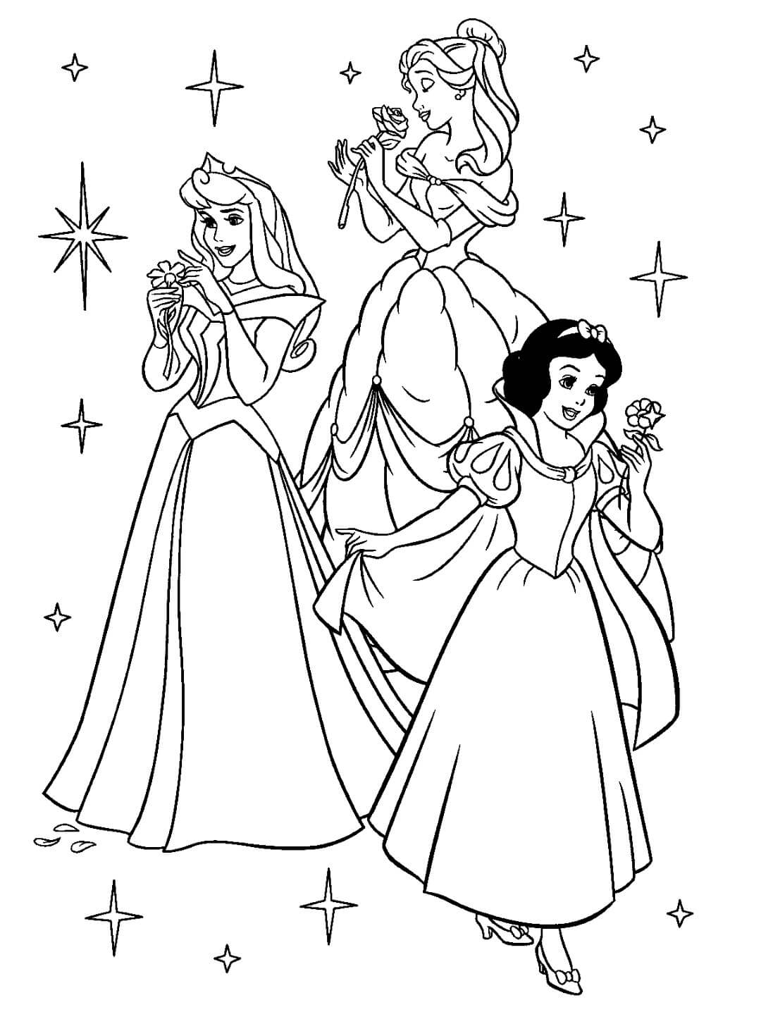 Disney Princess Coloring Pages Printable Coloring Pages FREE Disney Princess Coloring Pages Printable Coloring Pages FREE