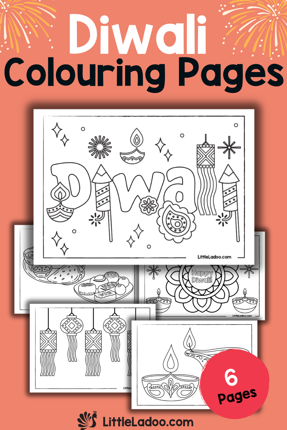 Diwali Colouring Pages Free Printable 