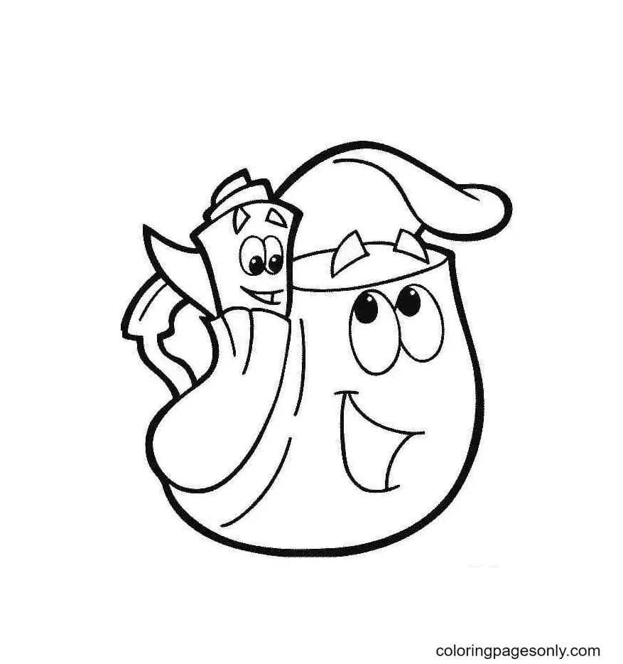 Dora The Explorer Coloring Pages To Print Free Printable Coloring Pages