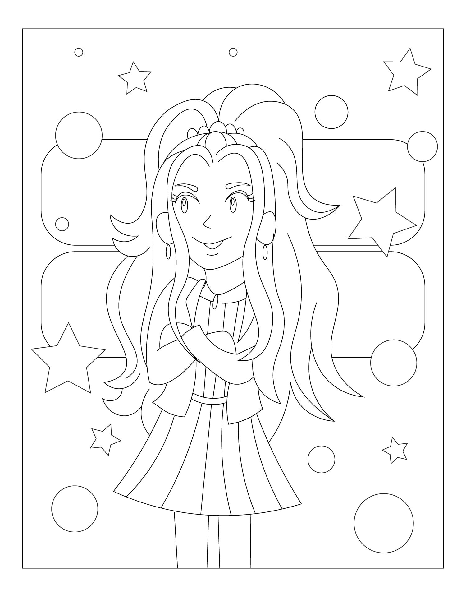 Dork Diaries Coloring Pages 8 Free PDF Printables Printablee