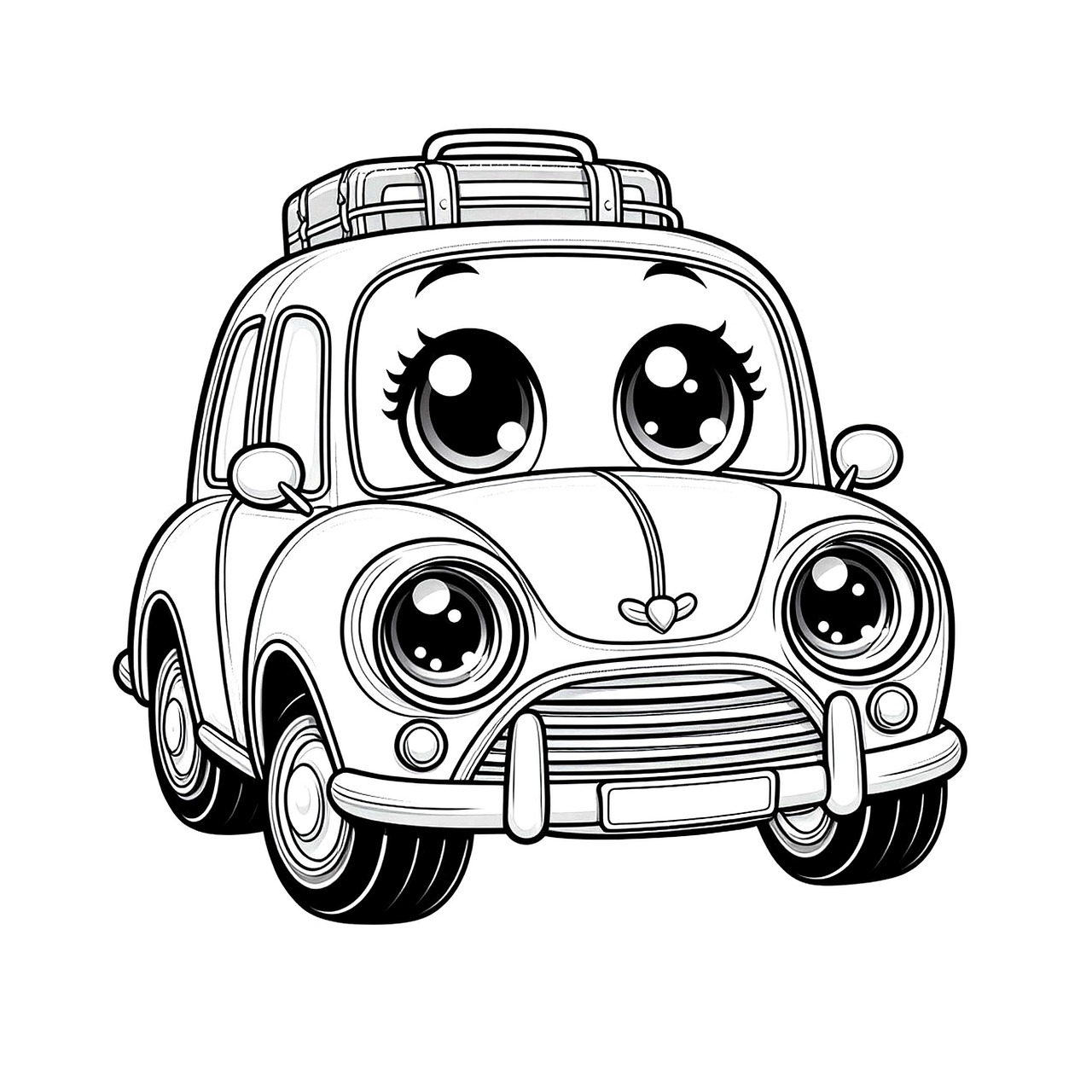 Car Coloring Pages For Free