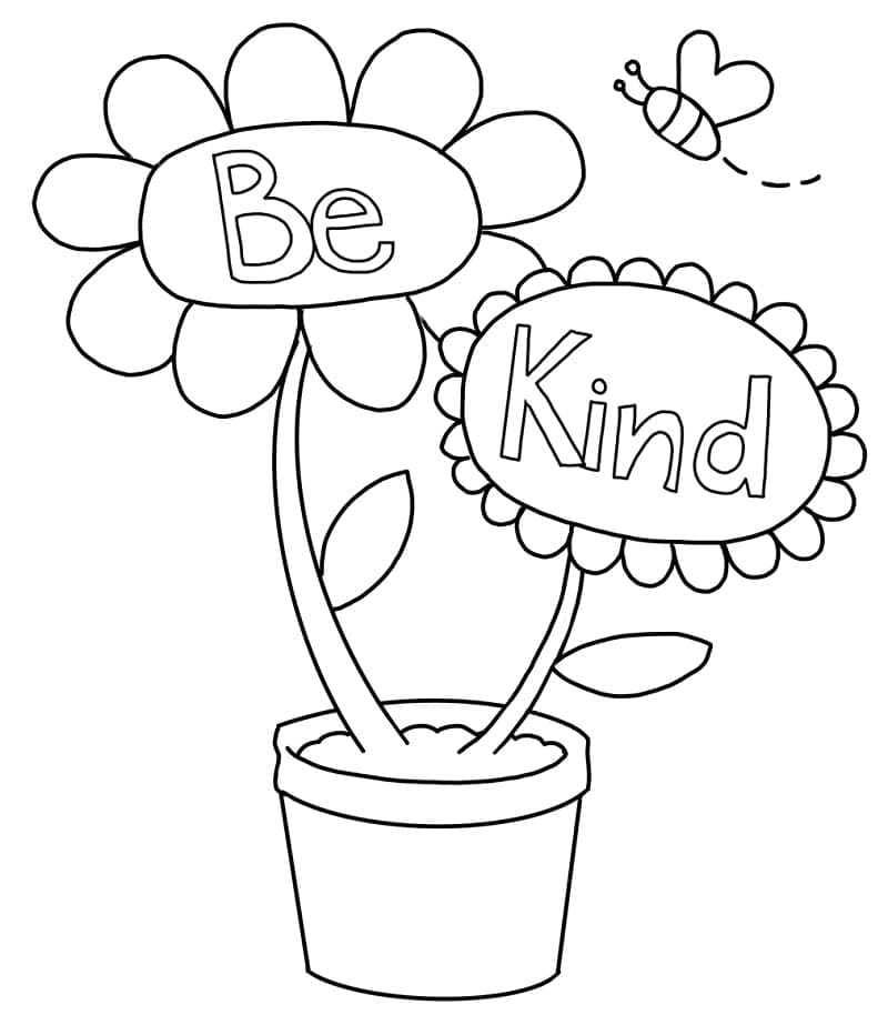 Free Printable Free Kindness Coloring Pages Free Printable Free Kindness Coloring Pages