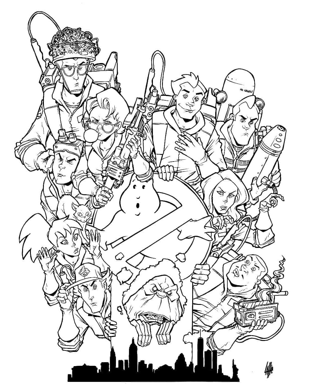Drawing Of Ghostbusters Coloring Page Download Print Or Color Online For Free Drawing Of Ghostbusters Coloring Page Download Print Or Color Online For Free