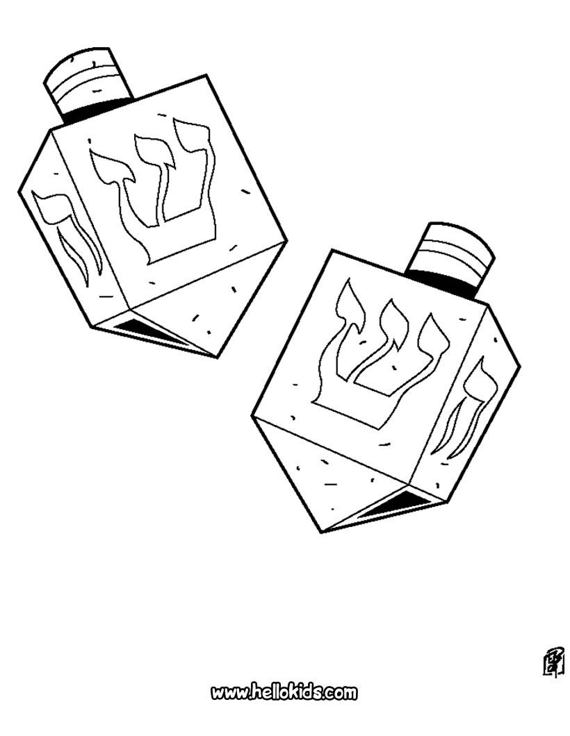 Dreidel Coloring Pages Hellokids Dreidel Coloring Pages Hellokids