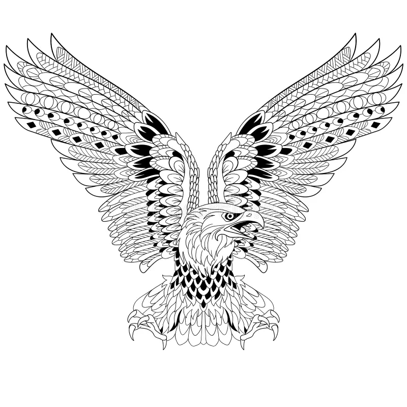 Eagle Coloring Stock Illustrations 2 558 Eagle Coloring Stock Illustrations Vectors Clipart Dreamstime