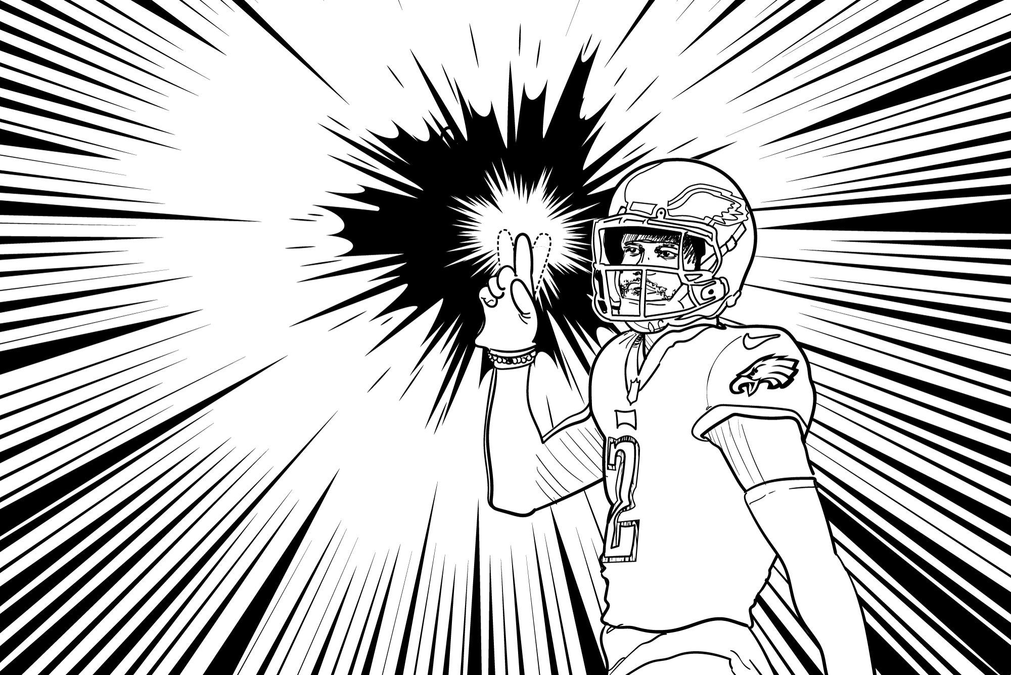 Free Printable Eagles Football Coloring Pages