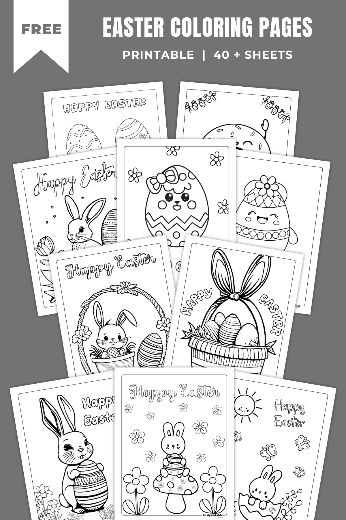 Easter Coloring Pages 100 Free PDF Printables Easter Coloring Pages 100 Free PDF Printables