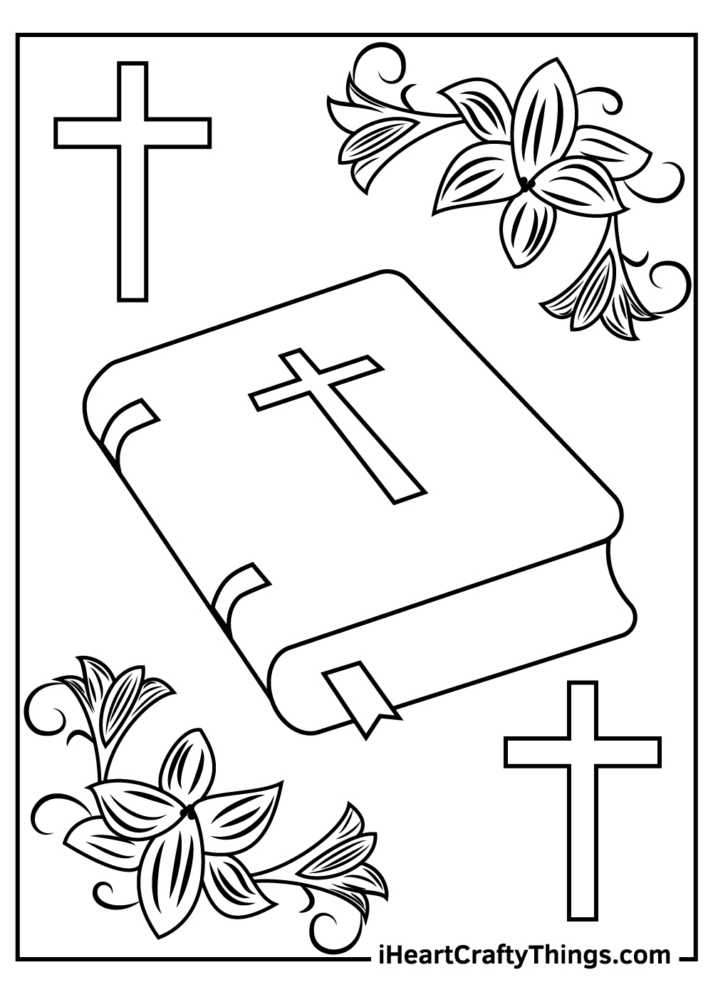 Religious Easter Coloring Pages Printable