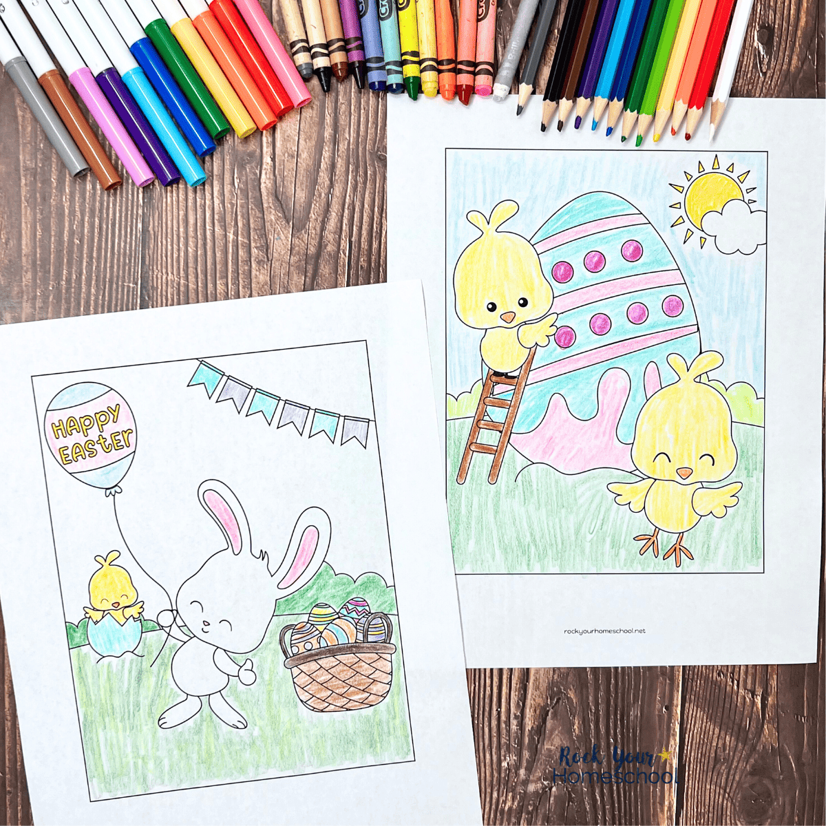 Free Printable Easy Easter Coloring Pages
