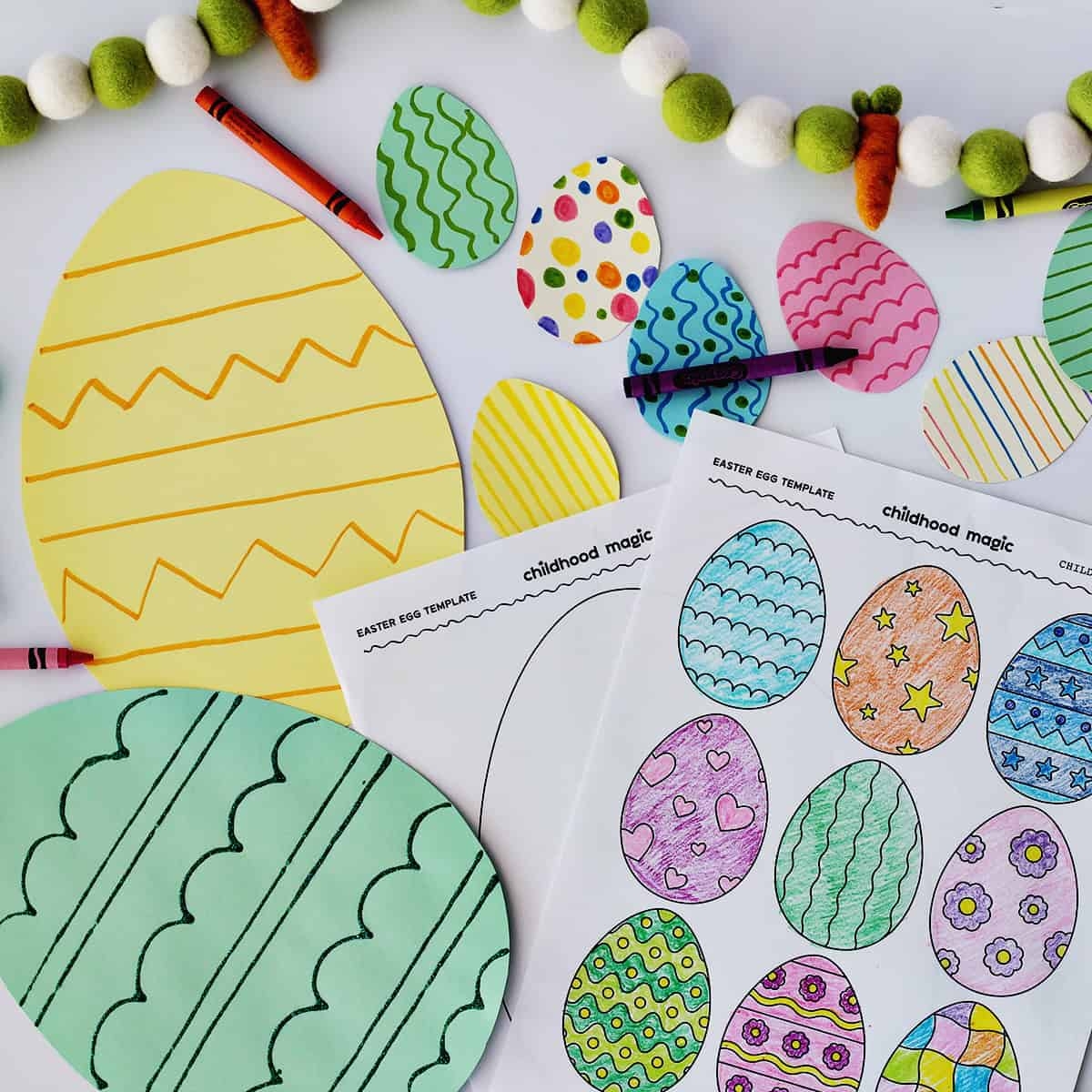 Easter Egg Template Free Printable Childhood Magic Easter Egg Template Free Printable Childhood Magic
