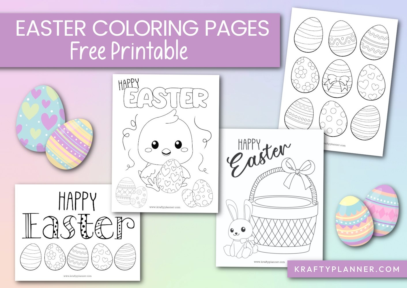 Egg cellent Easter Coloring Sheets Free Printables For Holiday Cheer Krafty Planner Egg cellent Easter Coloring Sheets Free Printables For Holiday Cheer Krafty Planner