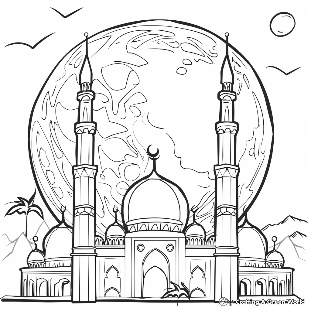 Eid Coloring Pages Free Printable Eid Coloring Pages Free Printable