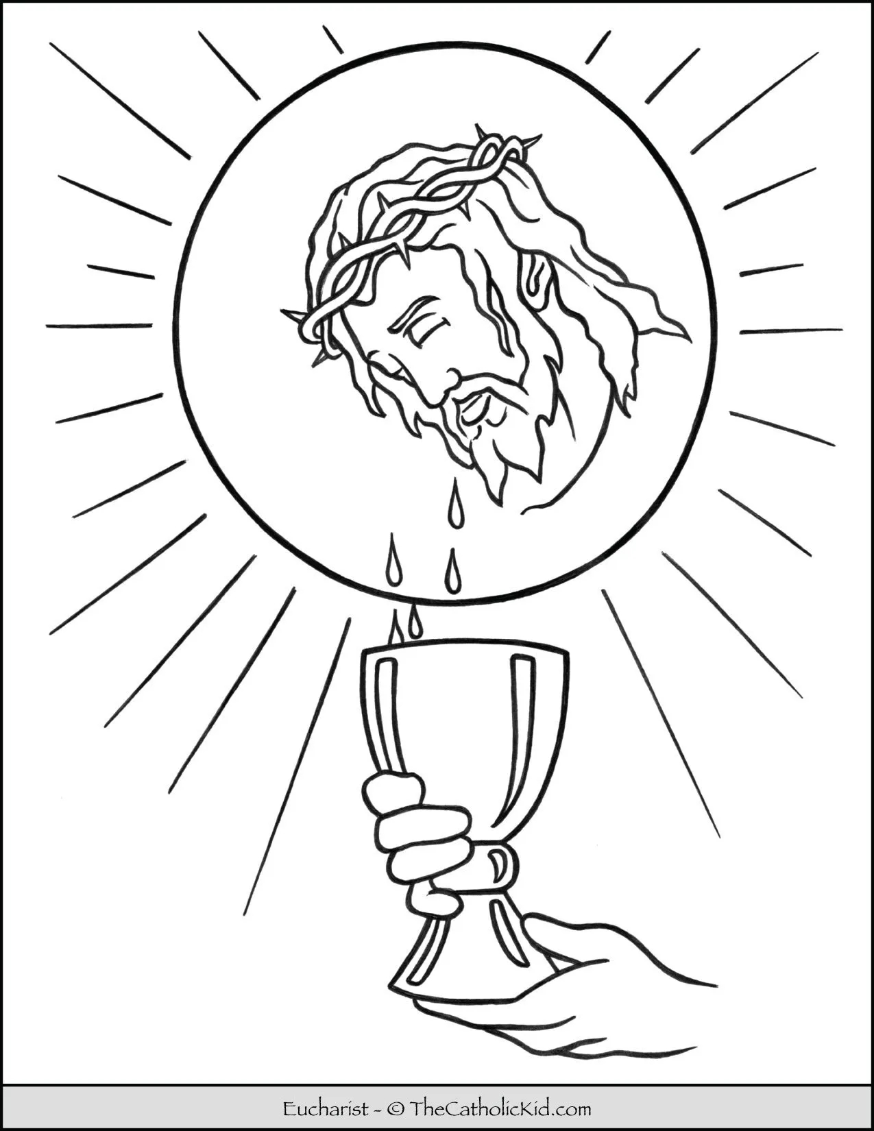 Eucharist Archives The Catholic Kid Catholic Coloring Pages 