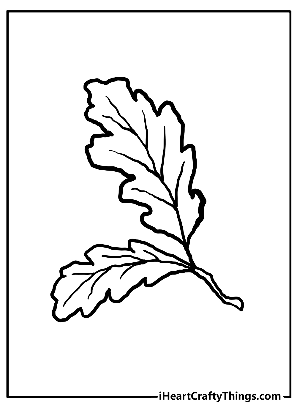 Free Coloring Pages Fall Leaves