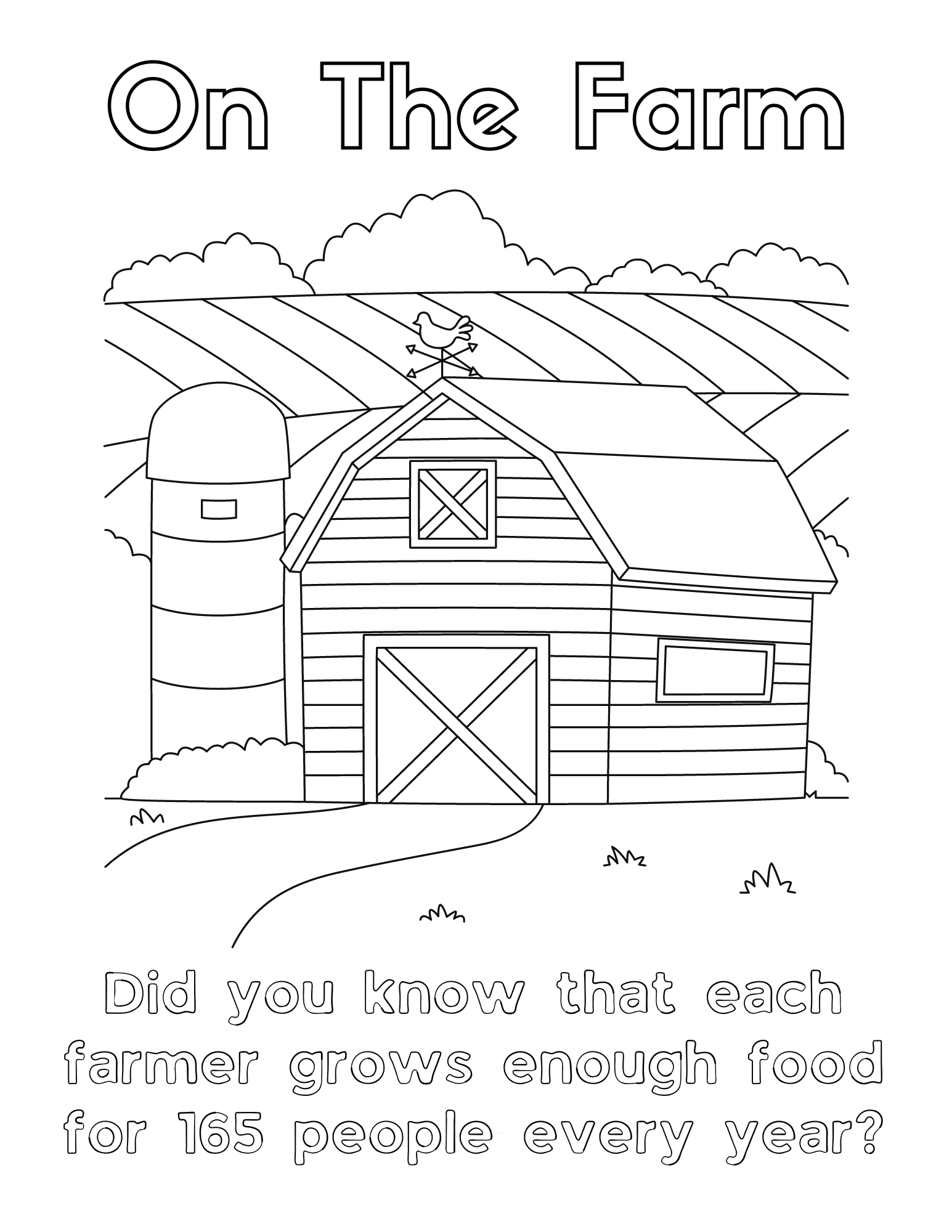 Farm Coloring Pages Two Kids And A Coupon