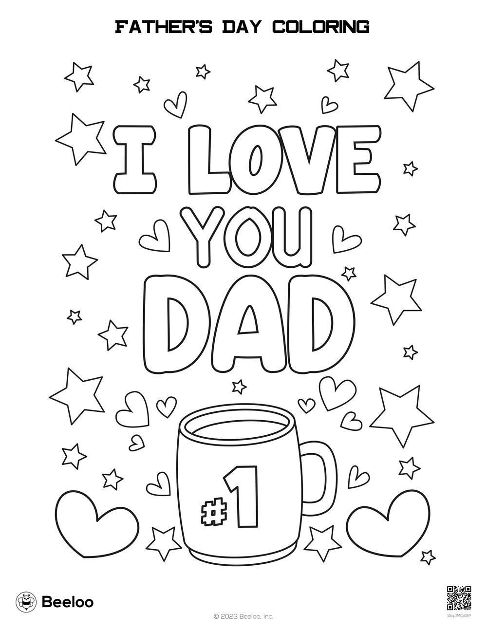 Father s Day themed Coloring Pages Beeloo Printable Crafts And Activities For Kids Father s Day themed Coloring Pages Beeloo Printable Crafts And Activities For Kids