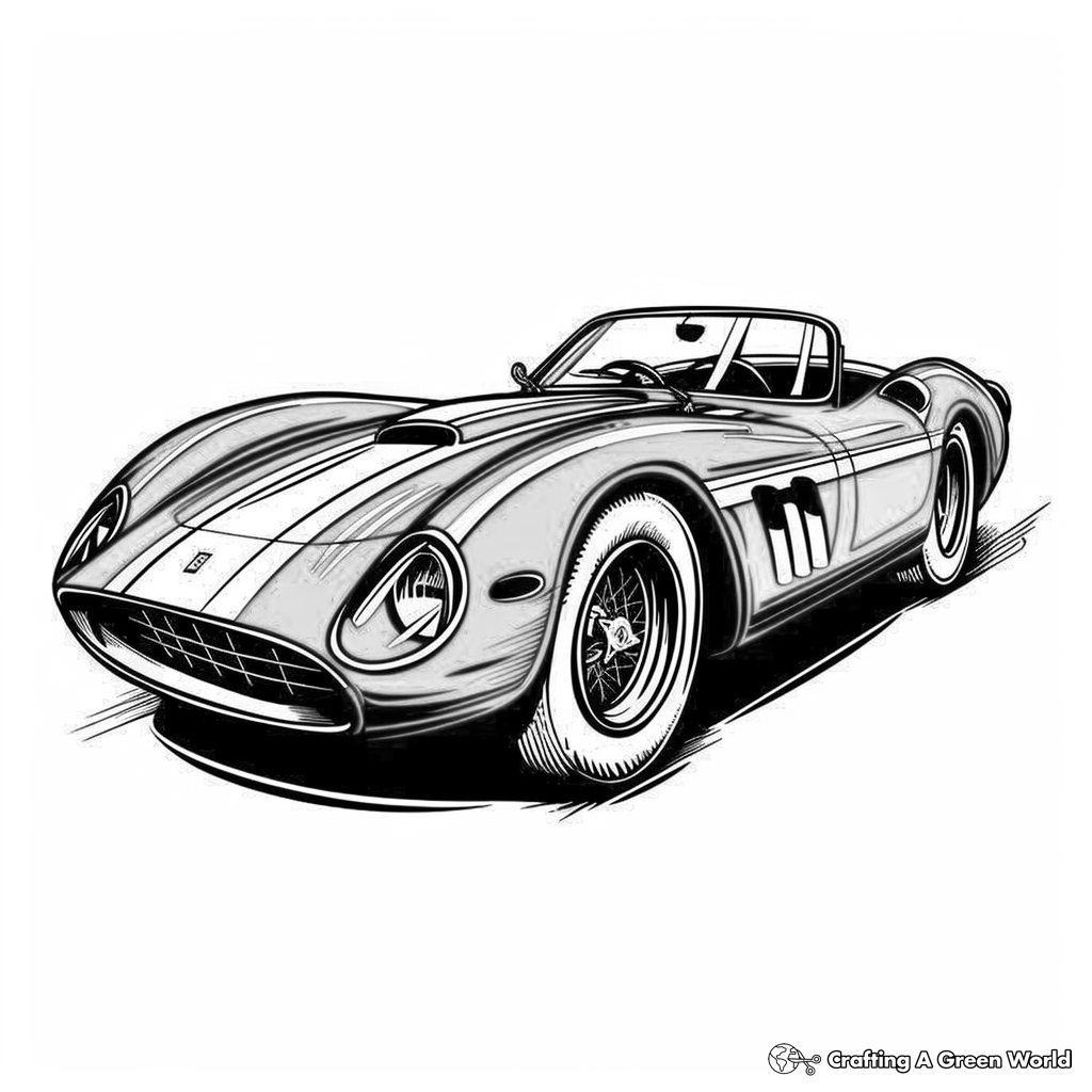 Ferrari Coloring Pages Printable