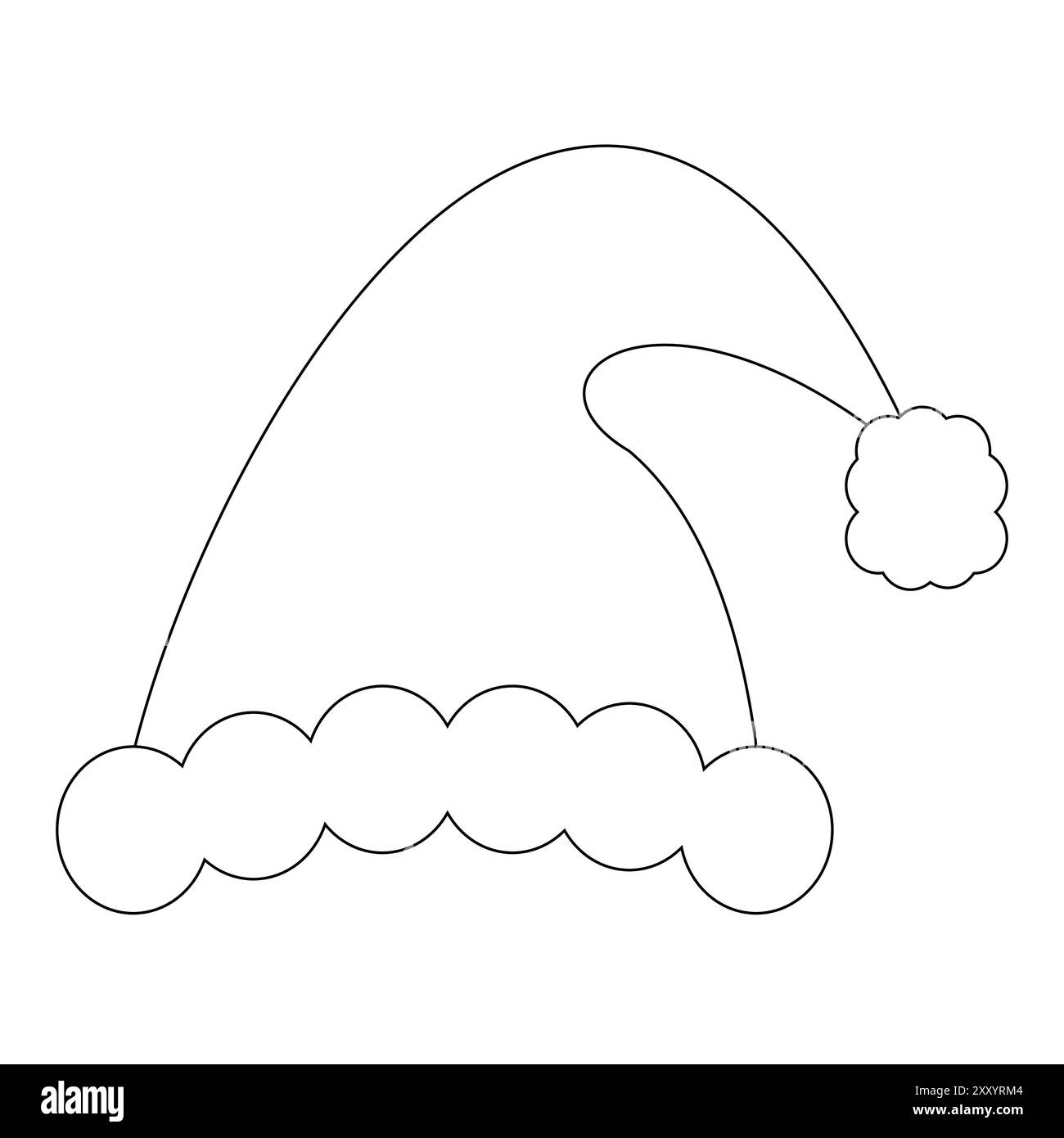 Festive Santa Hat Coloring Page Perfect For Christmas Activities Simple Design Ideal For Kids And Adults To Enjoy And Decorate Stock Vector Image Art Alamy Festive Santa Hat Coloring Page Perfect For Christmas Activities Simple Design Ideal For Kids And Adults To Enjoy And Decorate Stock Vector Image Art Alamy