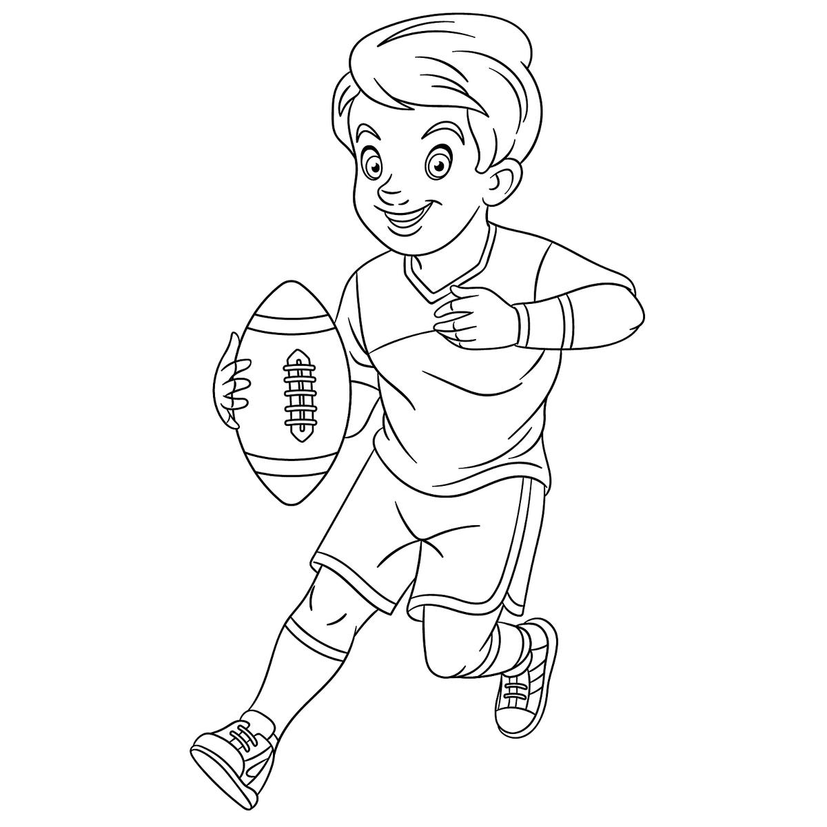 Football Coloring Pages Printable Sports Coloring Activity Pages To Entertain Kids During The Game Printables 30Seconds Mom