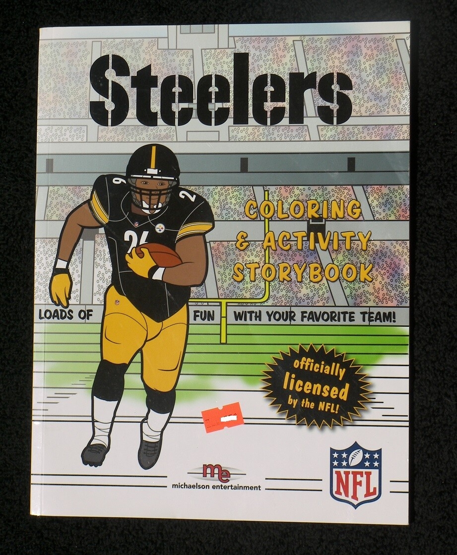 Football Pittsburgh Steelers Coloring Activity Storybook 2015 EBay