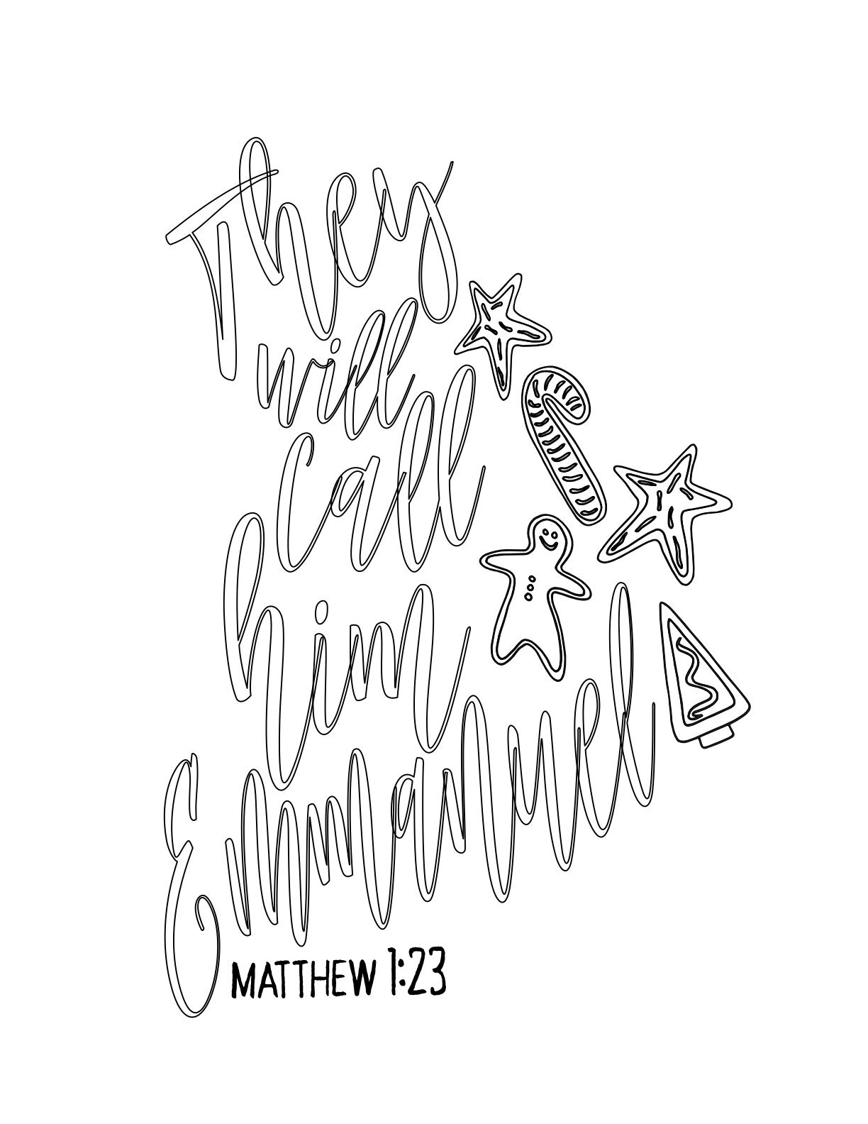 Free Advent Coloring Pages Stevie Doodles