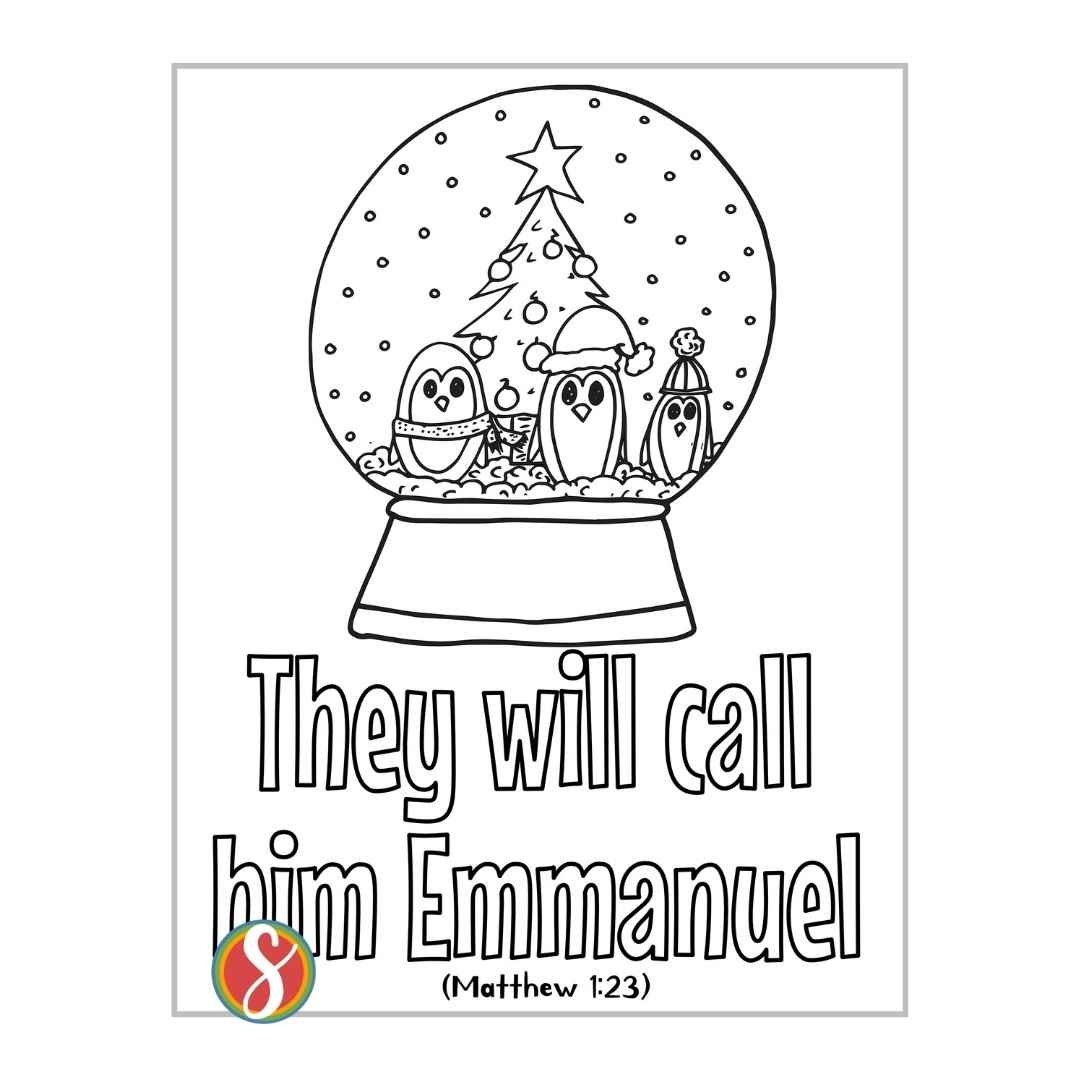 Free Advent Coloring Pages Stevie Doodles Free Advent Coloring Pages Stevie Doodles