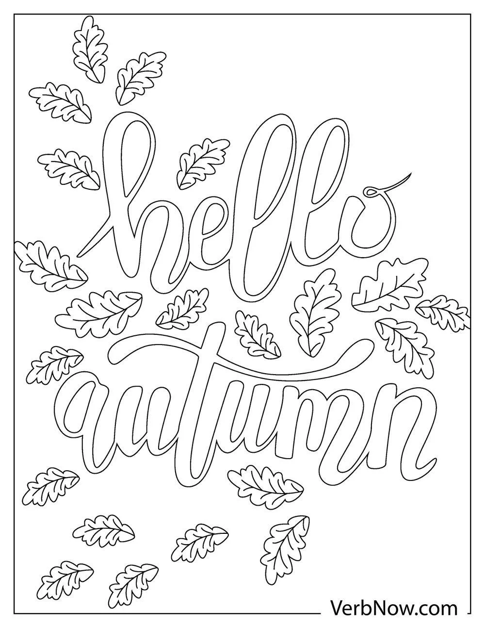 Free AUTUMN Coloring Pages For Download Printable PDF 