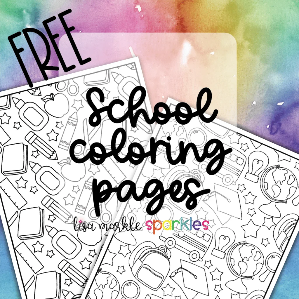 Free Back To School Coloring Pages Lisa Markle Sparkles Clipart Free Back To School Coloring Pages Lisa Markle Sparkles Clipart